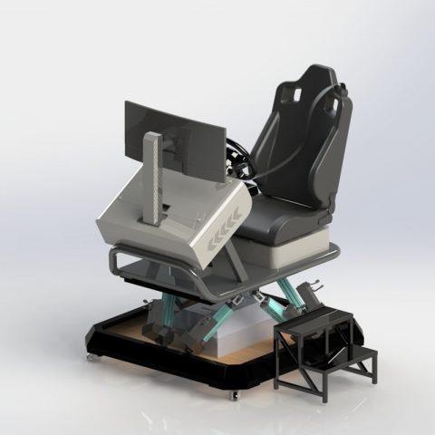 6DOF-YSL2022-I 型汽車(chē)駕駛培訓(xùn)模擬器-學(xué)車(chē)寶